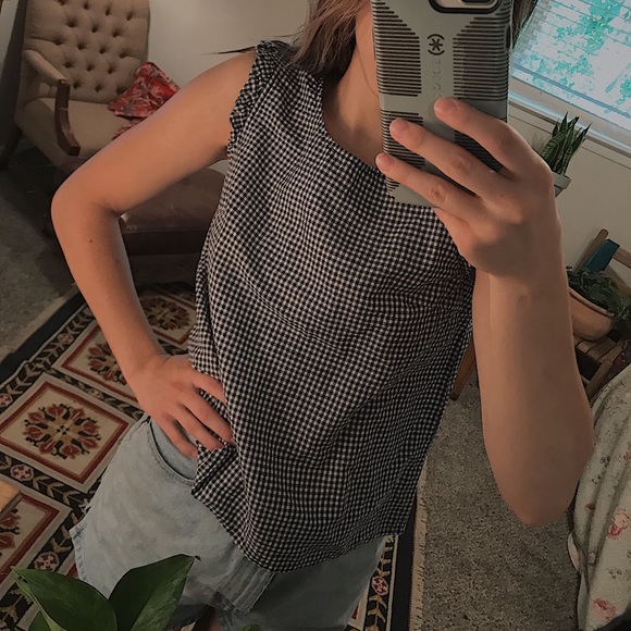 Cynthia Rowley Tops - vintage checkered tank top